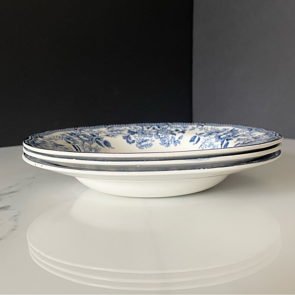 SET of 3 Tonquin Soup / Salad Bowls - Royal Staffordshire - Picture 2 of 7
